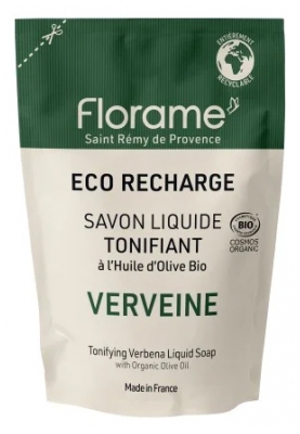 Florame Savon Liquide Tonifiant Verveine Éco-Recharge Biologique 470 ML