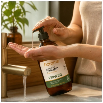 Florame Savon Liquide Tonifiant Verveine Biologique 500 ML