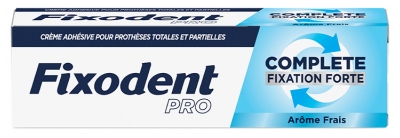 Fixodent Pro Crème Adhésive Fixation Forte Arôme Frais 47 Grammes