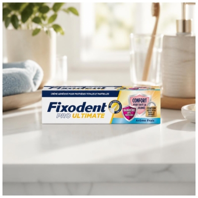 Fixodent Pro Ultimate Arôme Frais 40 Grammes
