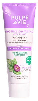 Pulpe de Vie Dentifrice Protection Goût Menthe à l'Extrait de Raisin Bio 75 ml