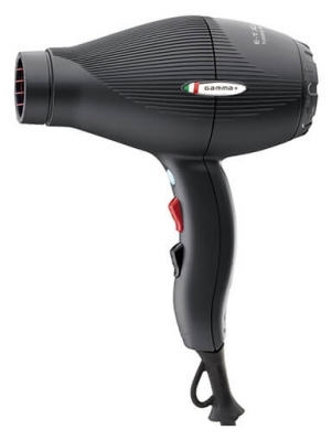 Gamma Piu Sèche-cheveux E-T.C Light Noir Opaque Premium Edition