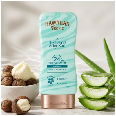 Hawaiian Tropic Hydrating After Sun Lotion Après Soleil Corps 180 ML
