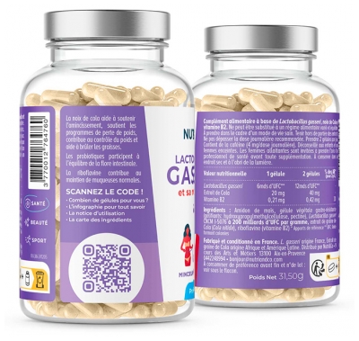 Nutri&Co Lactobacillus Gasseri et sa Noix de Cola 60 Unités