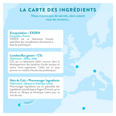 Nutri&Co Lactobacillus Gasseri et sa Noix de Cola 60 Unités