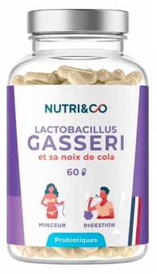 Nutri&Co Lactobacillus Gasseri et sa Noix de Cola 60 Unités