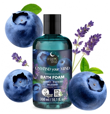 Organic Shop Bain Moussant Lavande Myrtille & Mélatonine