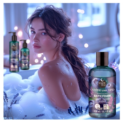 Organic Shop Bain Moussant Lavande Myrtille & Mélatonine