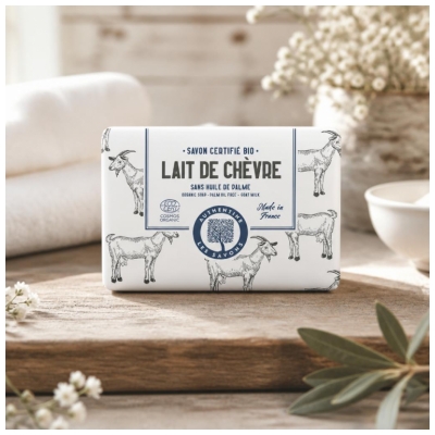 Authentine Savon Lait de Chèvre Bio 100 Grammes