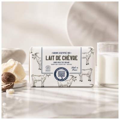 Authentine Savon Lait de Chèvre Bio 100 Grammes