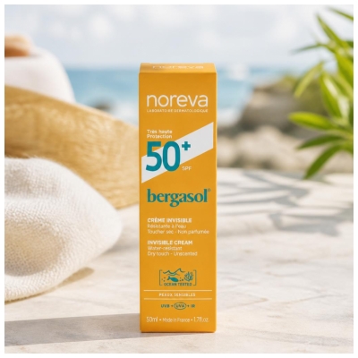 Noreva Bergasol Crème Invisible Spf50+ 50 ml