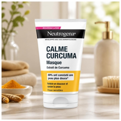 Neutrogena Calme Curcuma Masque Purifiant Nettoie et Apaise 50 ml