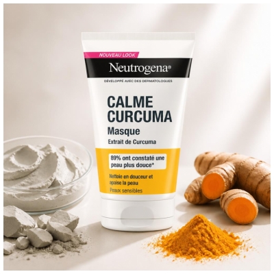 Neutrogena Calme Curcuma Masque Purifiant Nettoie et Apaise 50 ml