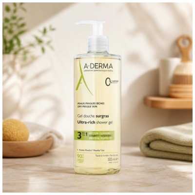 A-DERMA Gel Douche Surgras 3en1 500 ML