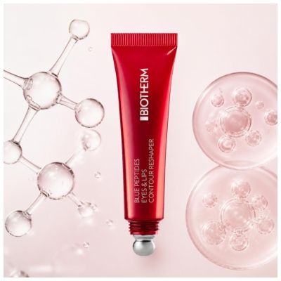 Biotherm Blue Peptides Baume Rosé pour les Contours des Yeux et des Lèvres 15 ml