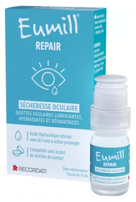 Eumill Repair Gouttes Lubrifiantes Sécheresse Oculaire 10 ml