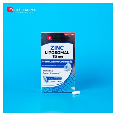 Forté Pharma Zinc Liposomal 15 mg - 60 Gélules - 1/Jour
