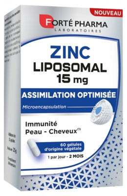 Forté Pharma Zinc Liposomal 15 mg - 60 Gélules - 1/Jour