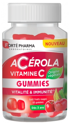 Forté Pharma Acérola Énergie Gummies - 60 Gommes