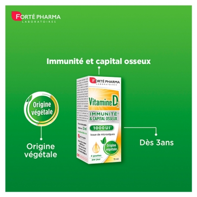 Forté Pharma Vitamine D3 - Flacon 15 ml