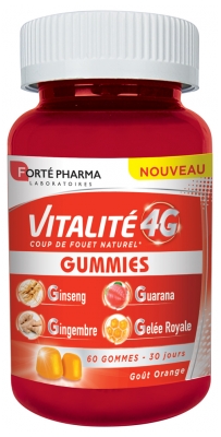 Forté Pharma Vitalité 4 g Dynamisant Gummies - 60 Gommes