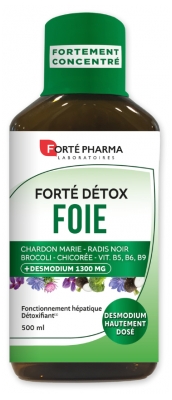 Forté Pharma Forté Détox Foie Desmodium 1300 mg 500 ml