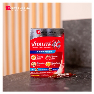 Forté Pharma Vitalité 4 g Défenses - 20 Ampoules