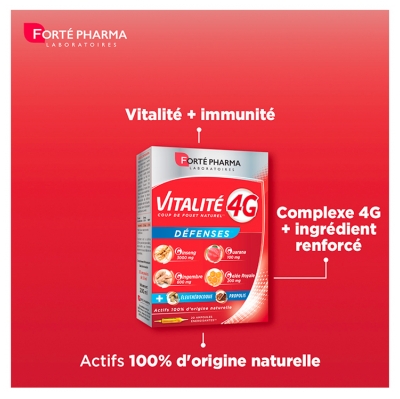 Forté Pharma Vitalité 4 g Défenses - 20 Ampoules