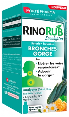Forté Pharma RinoRub Eucalyptus Bronches Gorge 120 ML