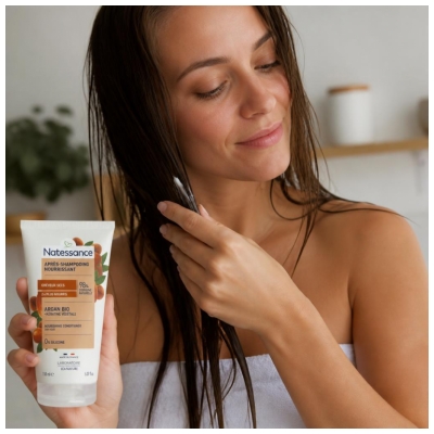 Natessance Après-Shampoing Nourrissant Argan Bio & Kératine Végétale 150 ml