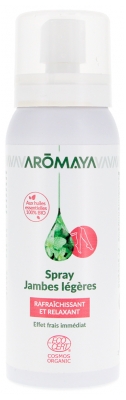 Aromaya Spray Jambes Légères Relaxant Effet Frais Immédiat 100 ml 