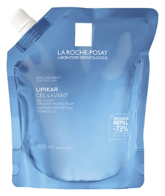 La Roche-Posay Lipikar Gel Lavant Gel Douche Apaisant Éco Recharge 400 ML