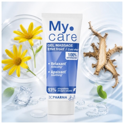 3C Pharma My.Care Gel de Massage Effet Froid Corps 100 ML