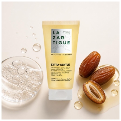Lazartigue Extra-Gentle Shampoing Extra-Doux Usage Fréquent 55 ml
