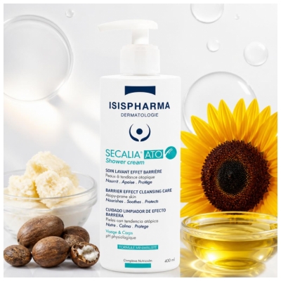 Isispharma Secalia ATO Soin Lavant avec Effet Barrière 400 ML