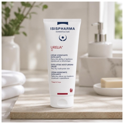 Isispharma Urelia 10 Crème Hydratante et Exfoliante 150 ML