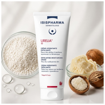 Isispharma Urelia 10 Crème Hydratante et Exfoliante 150 ML