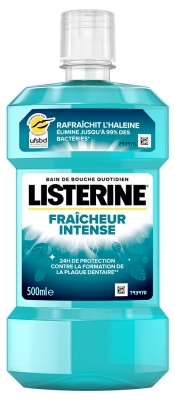 Listerine Bain de Bouche Fraîcheur Intense Sans Alcool 500 ml