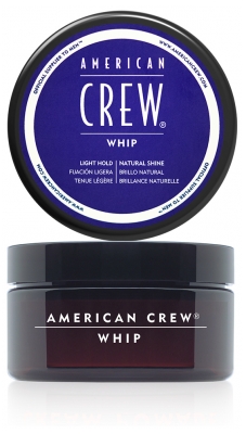 American Crew Whip Crème de Coiffage Tenue Légère Brillance Naturelle 85 g