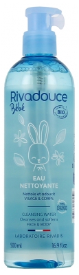 Rivadouce Bébé Eau Nettoyante Visage et Corps Bio 500 ml