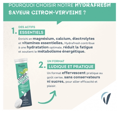 Vitavea Hydrafresh Hydratation & Énergie 20 Comprimés 