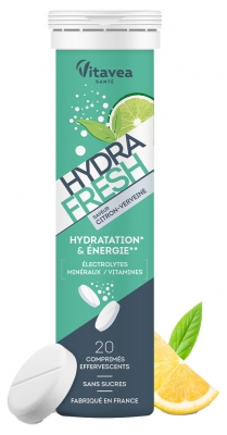 Vitavea Hydrafresh Hydratation & Énergie 20 Comprimés 
