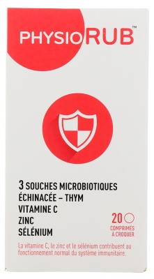 Laboratoire Immubio Physiorub 20 Unités
