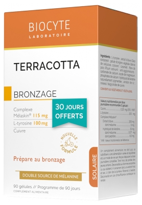Biocyte Terracotta Bronzage 90 Unités