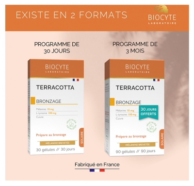 Biocyte Terracotta Bronzage 90 Unités