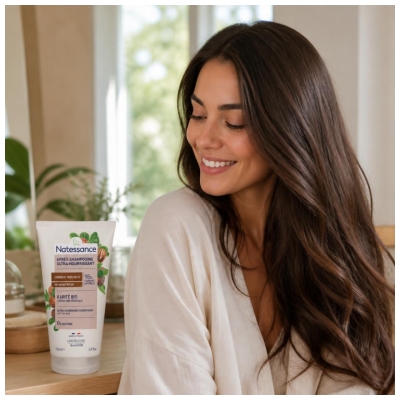 Natessance Après-Shampooing Karité & Kératine Végétale Cheveux Très Secs Crépus Frisés 150 ml