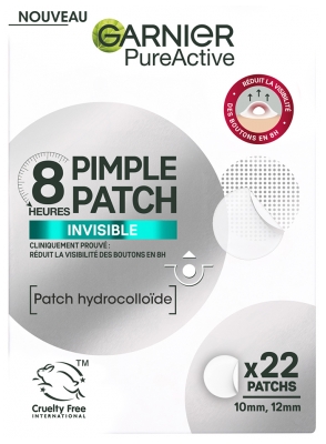 Garnier PureActive Pimple Patch 8H Invisible 22 Patchs