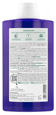 Klorane Shampoing Déjaunissant à la Centaurée Cheveux Gris Blonds 400 ml 