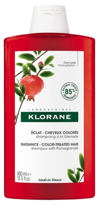 Klorane Grenade Shampoing Éclat à la Grenade - Cheveux Colorés 400 ml