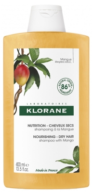 Klorane Shampoing Nutrition à la Mangue - Cheveux Secs 400 ml